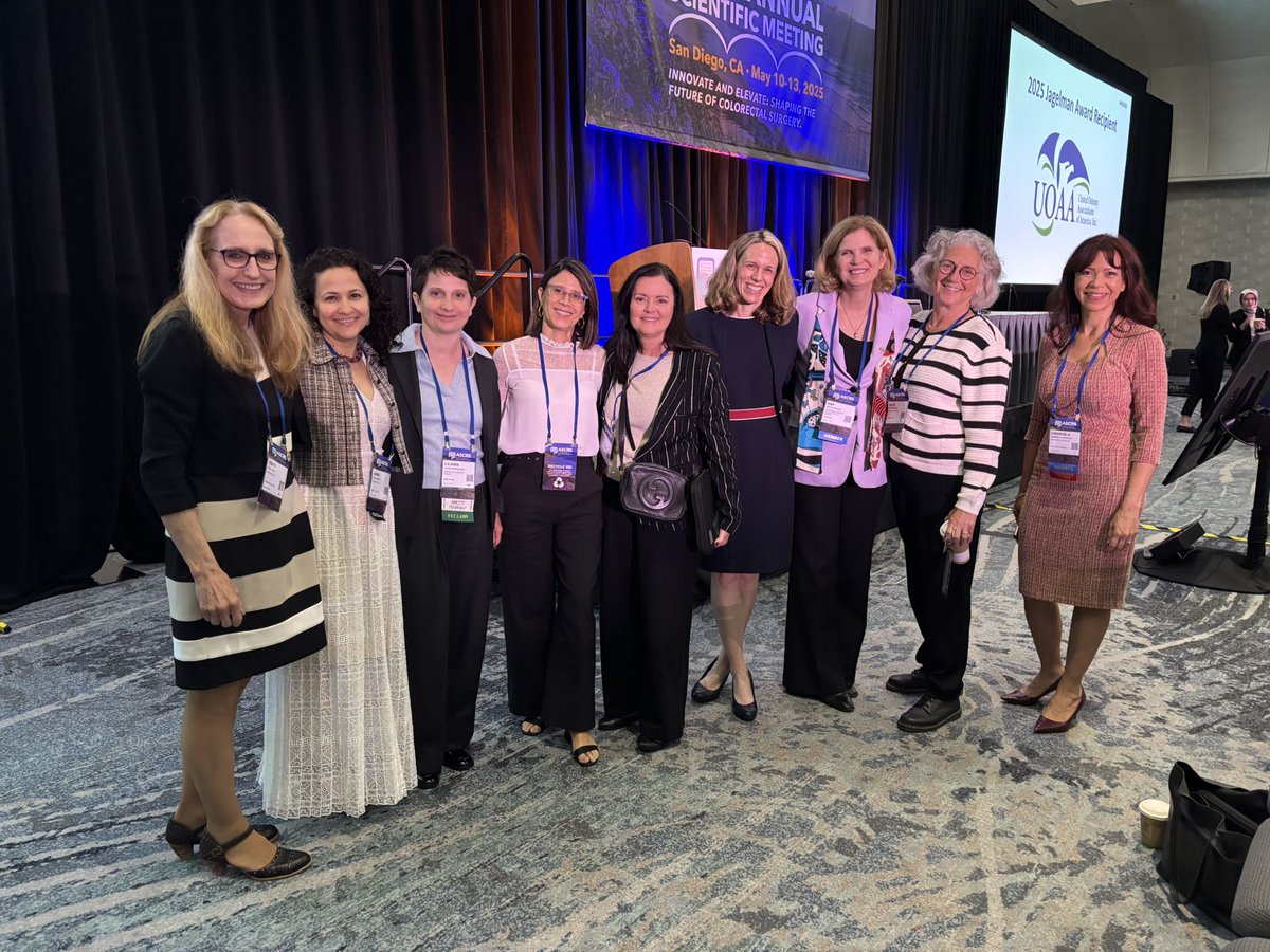 Anna Spivak (@annaspivs) on Twitter photo Happy Mother’s Day to all my 🦄 surgeon mom friends! Is there a better way to celebrate the day than with discussion of pelvic floor disease <a href="/ASCRS_1/">ASCRS_1</a> #ascrs24
<a href="/LilianaBordei/">Liliana Bordeianou, MD, FACS, FASCRS</a> <a href="/drtracyhull/">Tracy Hull</a> <a href="/TeresaDebeche/">Teresa deBeche-Adams, MD, FACS, FASCRS</a> <a href="/luciacolorectal/">Lucia Oliveira,MD,PhD</a> <a href="/BrookeGurland/">Brooke Gurland MD</a> <a href="/arikanters/">Arielle Kanters</a> <a href="/KristenBanMD/">Kristen Ban MD MS FACS FASCRS</a> Happy Mother’s Day to all my 🦄 surgeon mom friends! Is there a better way to celebrate the day than with discussion of pelvic floor disease <a href="/ASCRS_1/">ASCRS_1</a> #ascrs24
<a href="/LilianaBordei/">Liliana Bordeianou, MD, FACS, FASCRS</a> <a href="/drtracyhull/">Tracy Hull</a> <a href="/TeresaDebeche/">Teresa deBeche-Adams, MD, FACS, FASCRS</a> <a href="/luciacolorectal/">Lucia Oliveira,MD,PhD</a> <a href="/BrookeGurland/">Brooke Gurland MD</a> <a href="/arikanters/">Arielle Kanters</a> <a href="/KristenBanMD/">Kristen Ban MD MS FACS FASCRS</a>