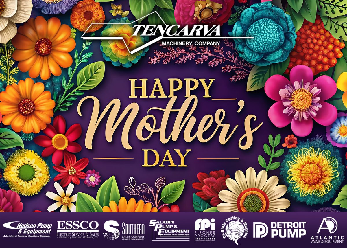 Happy Mother’s Day from all of us at Tencarva!
Today, we celebrate the strong, smart, and supportive moms who lift up their families—and the industries we serve. Thank you for making a difference every day, both at home and at work.