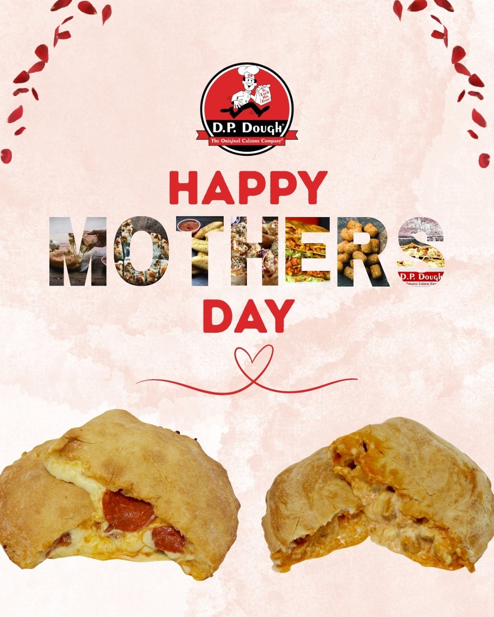Happy Mother’s Day! 🌸🥟 Give mom a break from the kitchen and treat her to a calzone—because nothing says ‘I love you’ like cheesy, doughy perfection. Don’t worry, we’ll handle dinner (you just handle the compliments)!

Order on our app📱 or online at dpdough.com