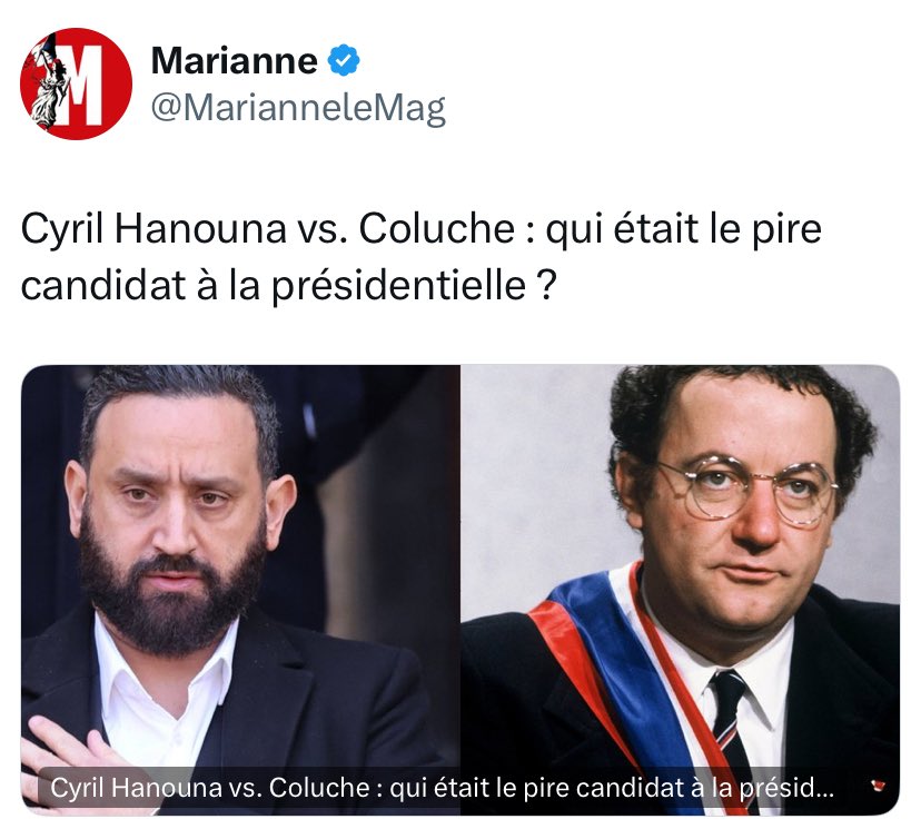Quelle comparaison de merde…