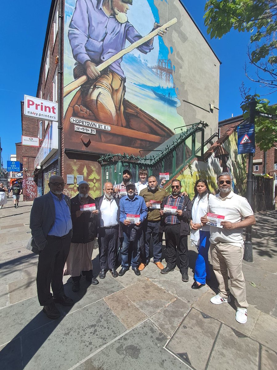 A fantastic day campaigning today in the Spitalfields &amp; Banglatown and weavers Ward. We were out for door knocking  and in proactive discussions with local residents this afternoon.