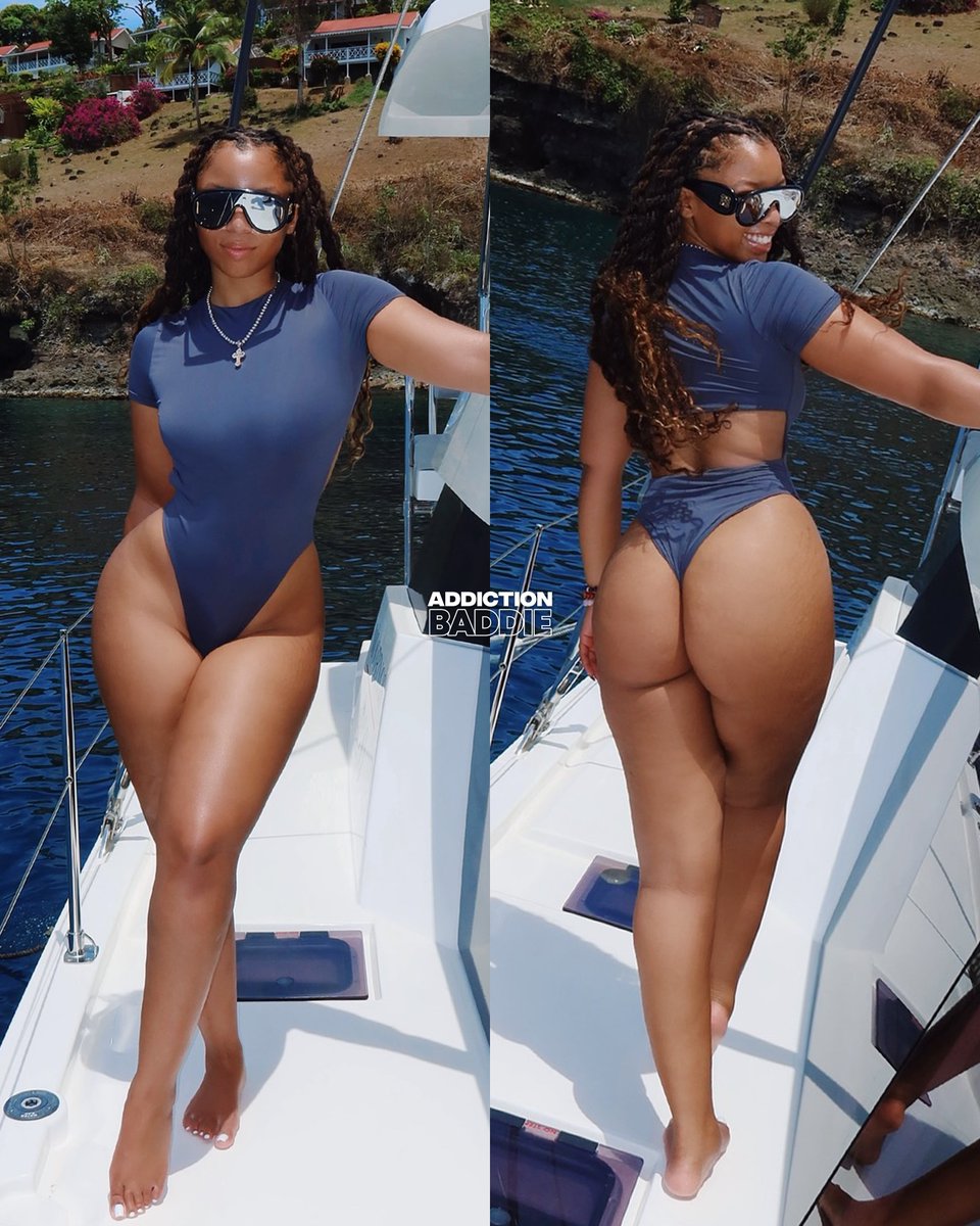 addictionbaddie's tweet image. chloe bailey stuns in st. lucia 📸