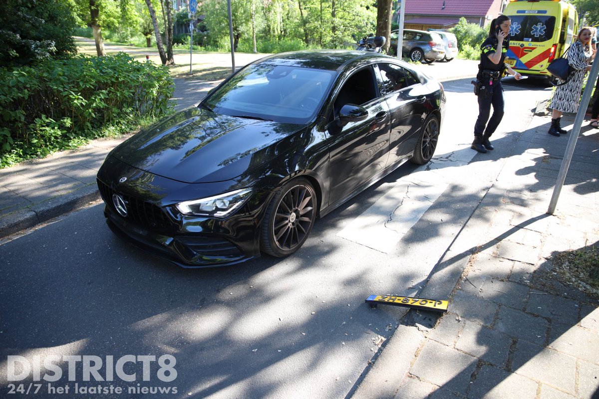 Aanrijding tussen auto en fatbike in Den Haag