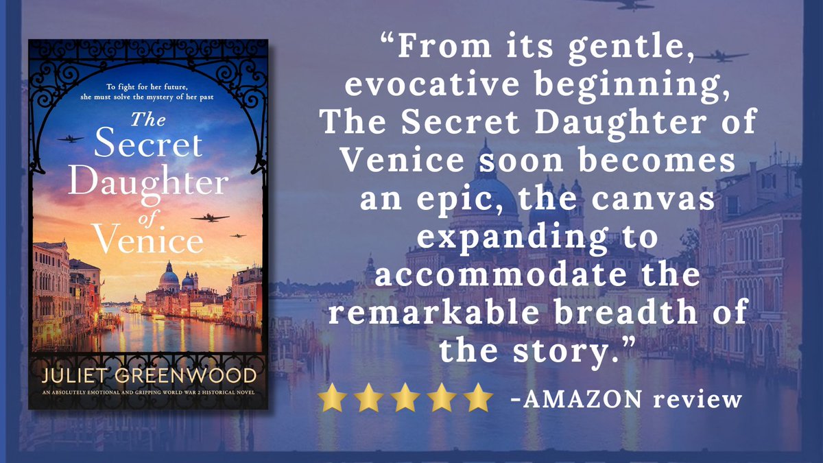 womenwriters (@womenwriters) on Twitter photo “From its gentle, evocative beginning, The Secret Daughter of Venice soon becomes an epic, the canvas expanding to accommodate the remarkable breadth of the story.” amazon.com/Secret-Daughte… <a href="/julietgreenwood/">Juliet Greenwood- The Secret Daughter of Venice</a> “From its gentle, evocative beginning, The Secret Daughter of Venice soon becomes an epic, the canvas expanding to accommodate the remarkable breadth of the story.” amazon.com/Secret-Daughte… <a href="/julietgreenwood/">Juliet Greenwood- The Secret Daughter of Venice</a>
