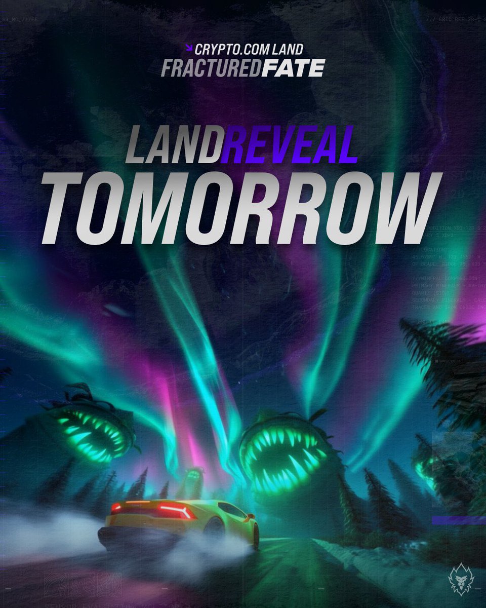 Tomorrow is the day we’ve all been waiting for! Can’t wait to see what land everyone gets! #LoadedLions #ManeCity #FracturedFate #Cryptocom