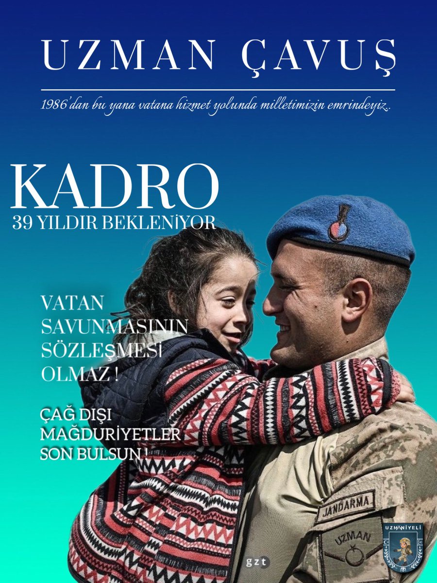 Mağduriyetimiz 39 yıldır devam etmekte !

<a href="/TBMMresmi/">TBMM</a> 
<a href="/RTErdogan/">Recep Tayyip Erdoğan</a> 
<a href="/TBMMGenelKurulu/">TBMM Genel Kurulu</a> 
<a href="/TEMUD_2024/">Türkiye Emekli Uzman Erbaşlar Derneği (TEMUD)</a> 
#UzmanÇavuşlar
#UzmanÇavuşaHak
#EmekliUzmanÇavuş
#ŞehadetinAnneleri
#Temud
#ŞehadetAdayıUzmanÇavuş
#MalülUzmanÇavuş
#UzmanÇavuşaTazminat
#UzmanÇavuşaDerece
#NotereSözVatanaCanVerdik