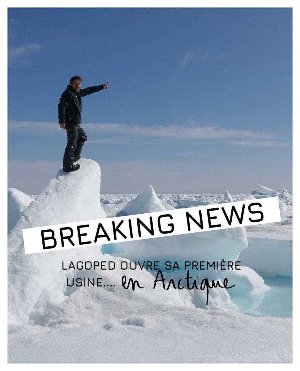lagoped_com's tweet photo. Lagoped ouvre sa première usine… en Arctique ! 

Un projet novateur pour produire au plus près de la nature et proposer un textile outdoor toujours plus performant.

Poisson d’avril ! 🐟

Évidemment, aucune usine ne devrait voir le jour ici. https://t.co/KiTPhd2Z70