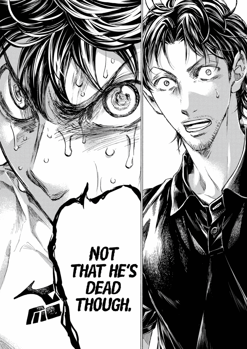 "Eu sou a reencarnação de Tatsuya Fukuda." 

"Não que ele esteja morto."