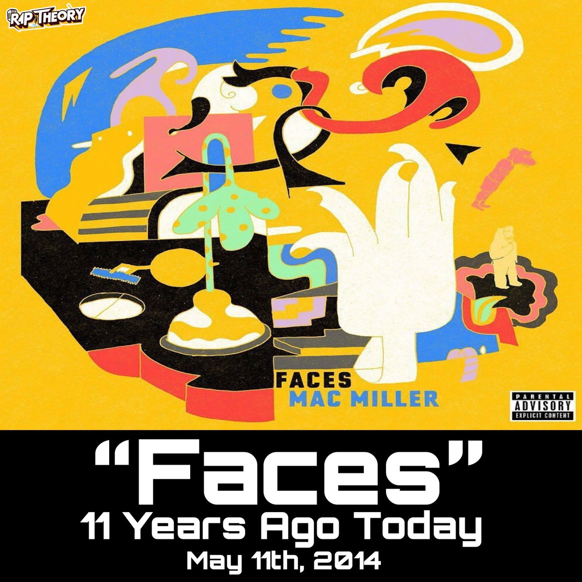 raptheory_'s tweet photo. #macmiller released his masterpiece of an album, “Faces” 11 years ago today‼️#iconic #legend #gonebutneverforgotten #rip #faces #diablo #therapy #music #album #hiphop #rap How’s it sounding today⁉️Follow @raptheory_ to never miss new music updates‼️ https://t.co/JJlHW1zn6A