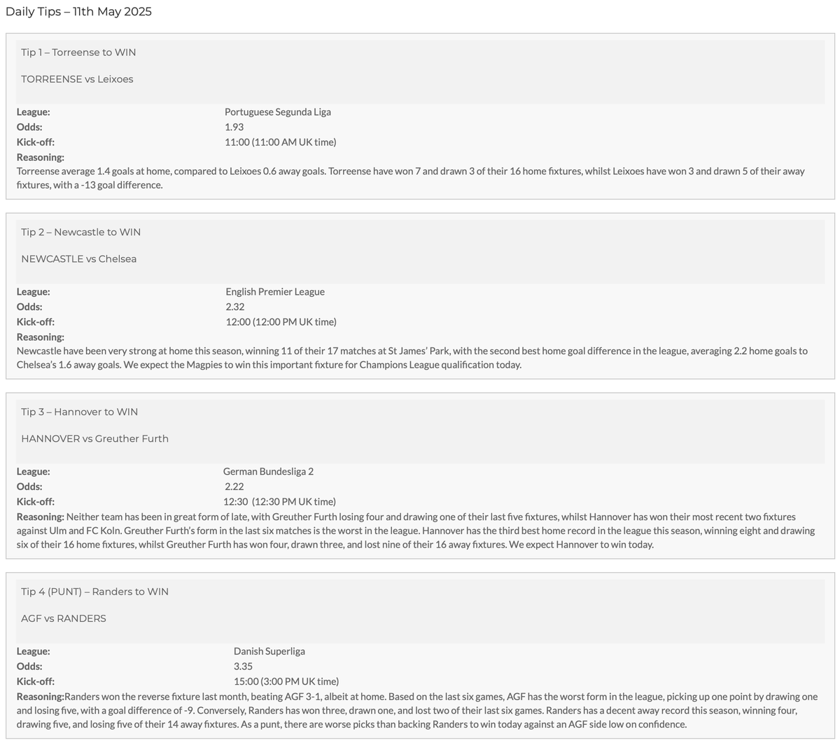 Football_TipsFc's tweet image. New format, same solid results ✅
🔥 We wrapped up the day +2.6 units 🔥

👉Get in on the action... FootballTipsFC.com   #FootballTips #BettingTips