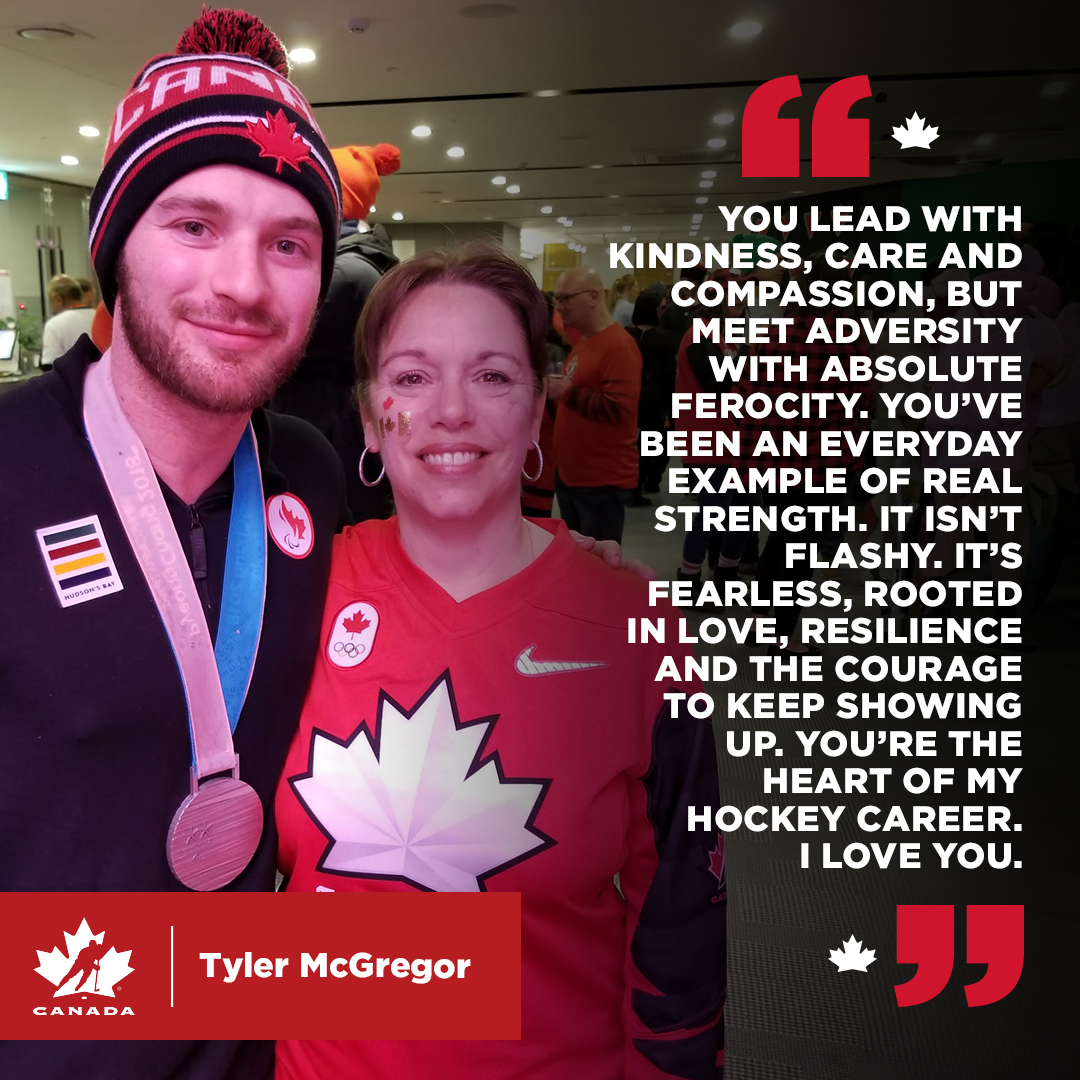 To celebrate #MothersDay, we asked Captain(s) Canada to send a message to their moms. ❤️ 
 
Afin de célébrer la #FêteDesMères, nous avons recueilli les messages de nos Capitaines Canada pour leur mère. ❤️