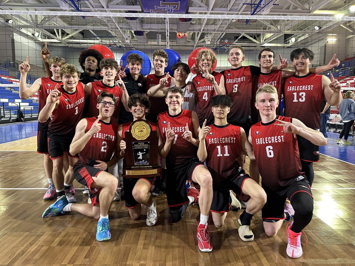 State Champs! <a href="/raptorsboysvb/">Eaglecrest Raptors Boys Volleyball</a> <a href="/raptorathletics/">Eaglecrest Athletics</a>