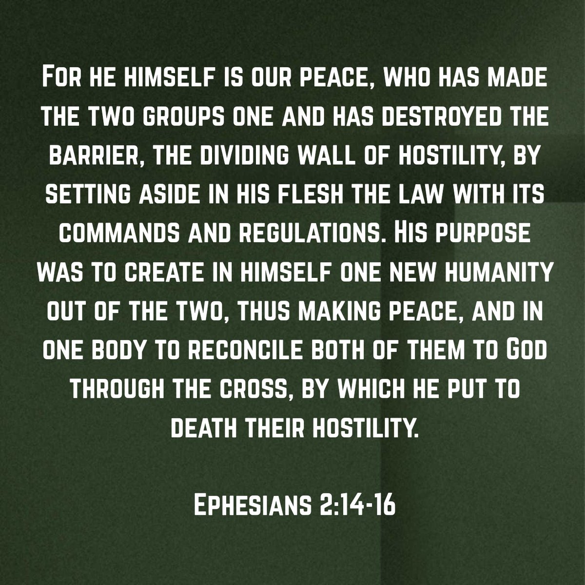 I've seen some talk here about Jesus returning to set up a Jewish centered kingdom, but these verses seem to indicate otherwise.

Jesus is taking both Jews and Gentiles and making something new, a new humanity with no division, united in him in love and peace.