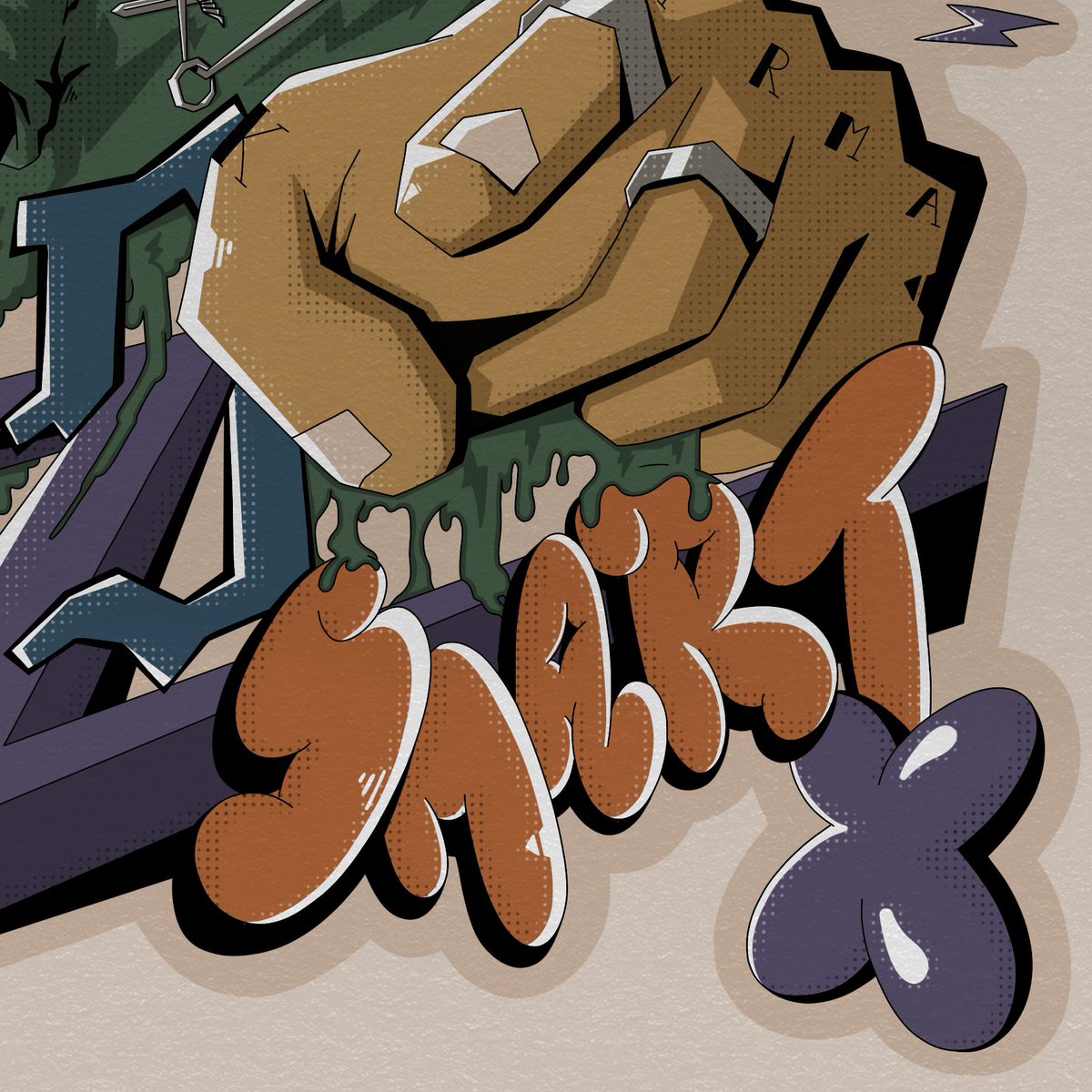 SmartXCreative's tweet image. Things are starting to look pretty groovy gang! LOVE the dot work #artmoots