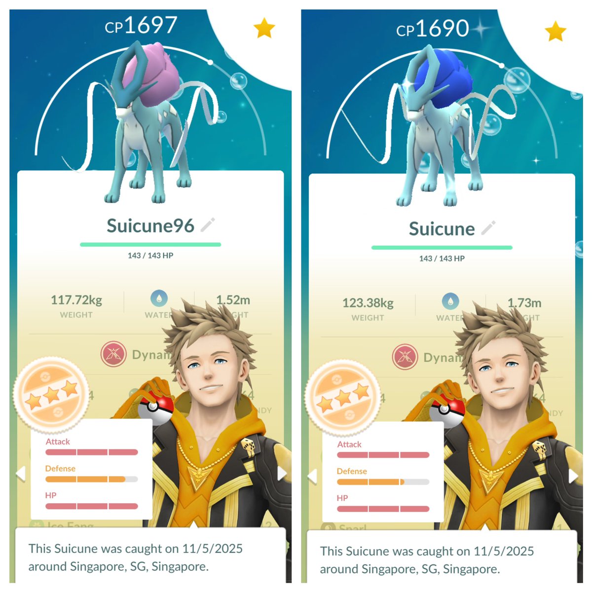 Today had a much better battling experience! All thanks to everyone’s info and advice! 🥳

GMax Lapras is such an awesome tank! She is pretty much resistant to the moveset from Suicune. My Blissey didn’t need to appear in the battles! 🤓

Happy with my Suicune caught today! 🥳