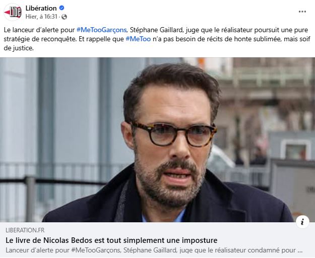 1) Stéphane Gaillard ne croit pas au droit à la rédemption. 

2) Stéphane Gaillard découvre que depuis février 2024 des horreurs alors qu’il est directeur de casting depuis plus de deux décennies. 

Imposture ou posture ? 

Vous en saurez davantage dans mon ouvrage ZONE GRISE
