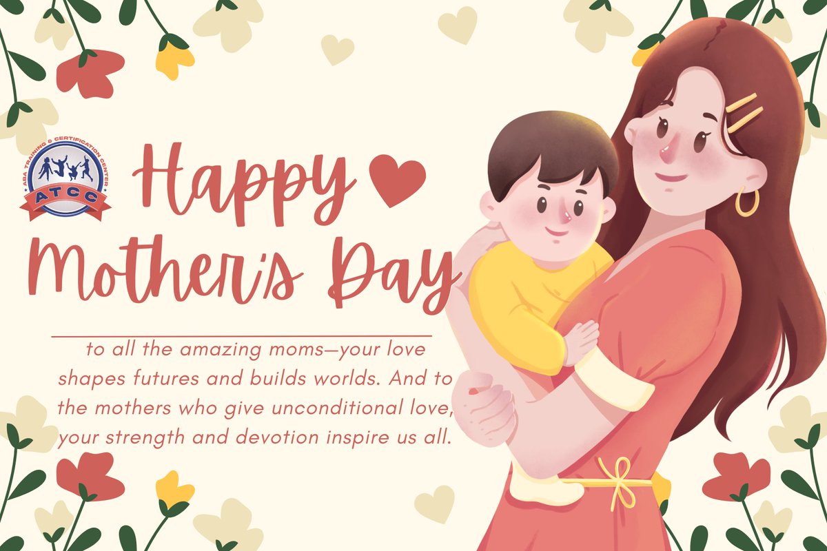 🌸 Happy Mother’s Day from ATCC 🌸

Today, we honor the strength, love, and unwavering dedication of mothers everywhere—especially those who give extra special love to their extraordinary children. 💙

Whether you're a mom, caregiver, educator, or advocate—your compassion shapes
