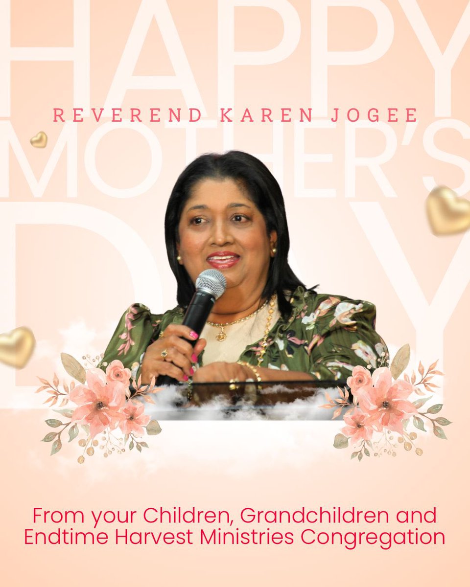 vjogee's tweet image. Happy Happy Mothers Day to my Wife Reverend Karen Jogee Co- Pastor Endtime Harvest Ministries