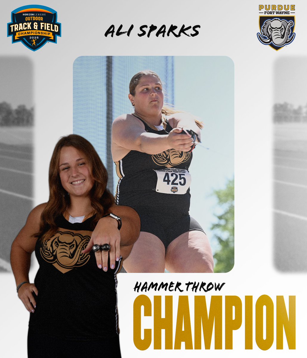 ANOTHER ONE!!

Ali Sparks wins the hammer throw with a school record 55.14 meters!

#FeelTheRumble #HLTF #GoDons