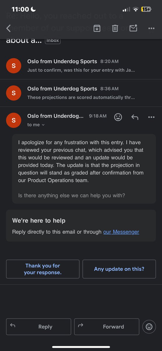 mrwooski's tweet photo. @UDSupport has refused to pay me out even tho they incorrectly added an assit that was never accounted for all major sites has him at 1 assit https://t.co/go74KKTRLl