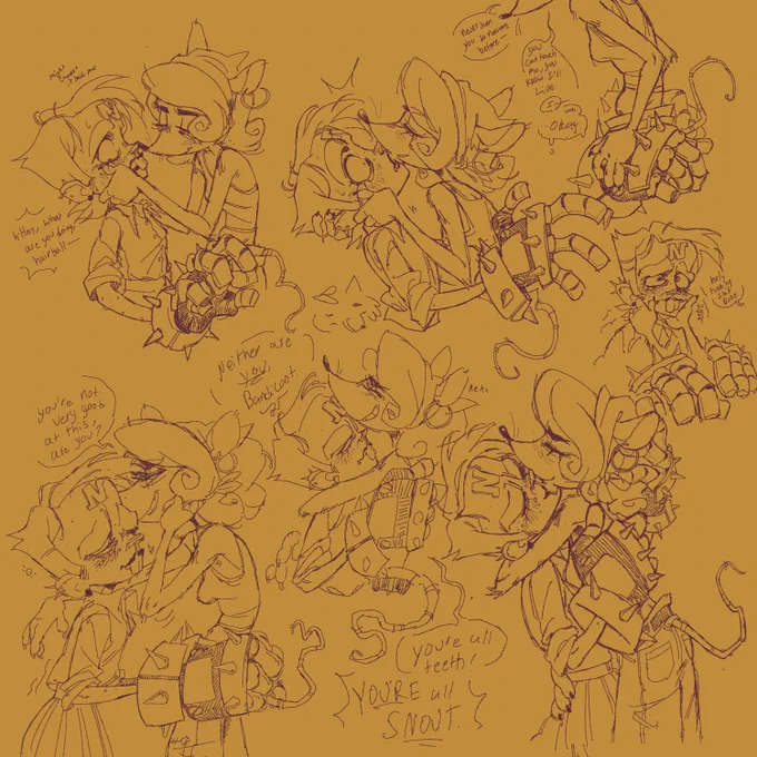 doing wdvanced geometry in my head to figure out how to draw nina and coco kissing . had to get it out of my system 