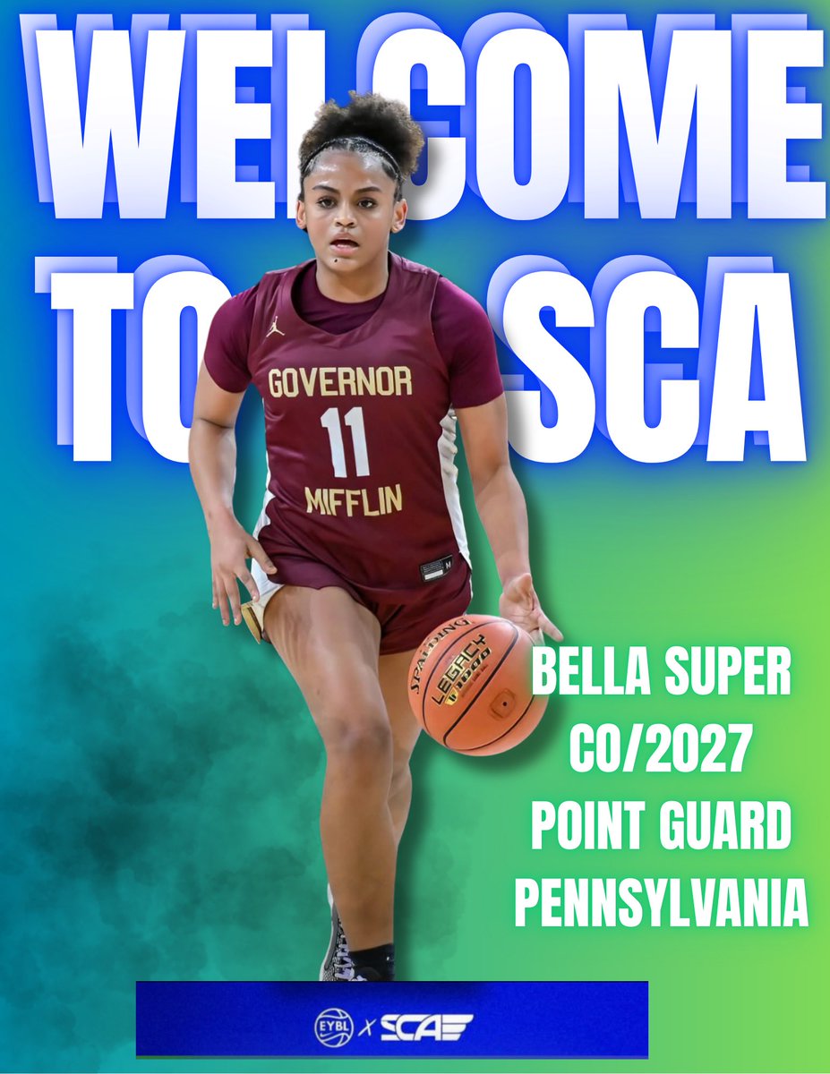 Coach Johnson (@2027sca) on Twitter photo Welcome <a href="/bella__super/">Bella Super π©π΄</a>
Governor Mifflin High School, PA (6A School)
Sophomore Class of 2027
3rd Team All State
5β8
PG/SGΒ
3.8 gpa.Β
Sports City Angels 16u EYBL is happy about this addition β see you all in Houston πππ£οΈ Welcome <a href="/bella__super/">Bella Super π©π΄</a>
Governor Mifflin High School, PA (6A School)
Sophomore Class of 2027
3rd Team All State
5β8
PG/SGΒ
3.8 gpa.Β
Sports City Angels 16u EYBL is happy about this addition β see you all in Houston πππ£οΈ