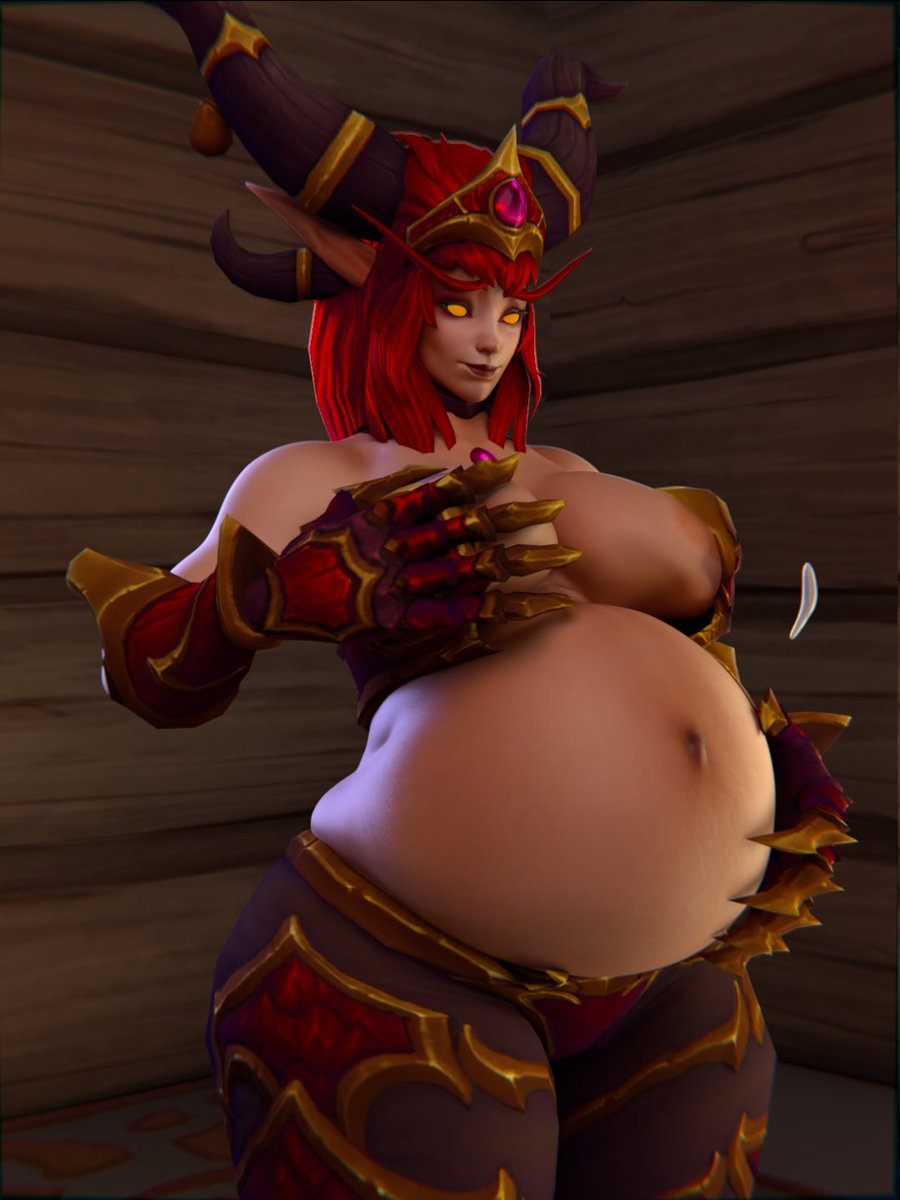 She said she normally stays in her dragon form for her pregnancies, but it was interesting to stay in this form for once. 

Happy Mother's day! I'll probably continue this but I dunno enough about how to appeal to preg enjoyers. I'm just a simple lad who likes big belly