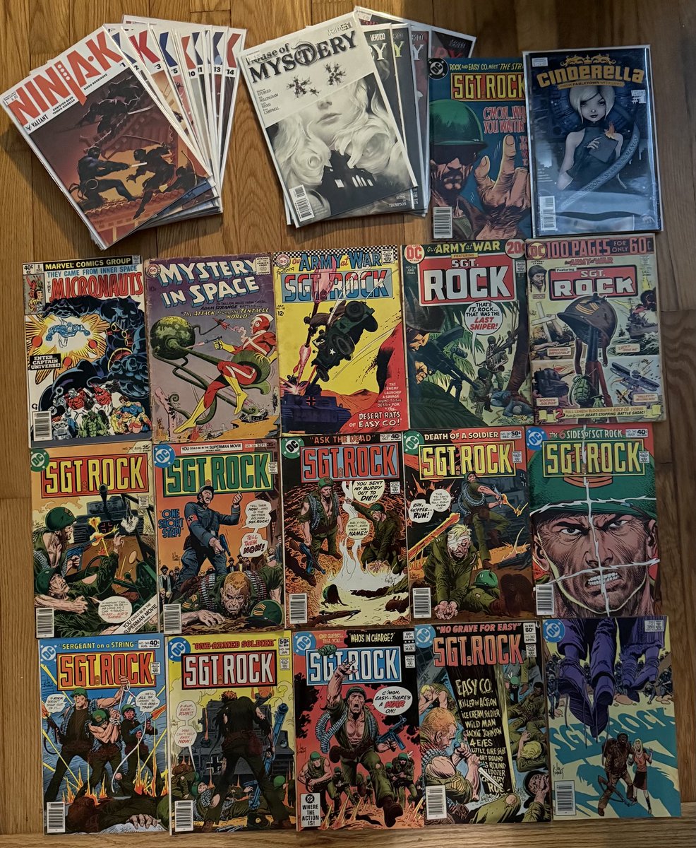 Dollar bin diving spoils.