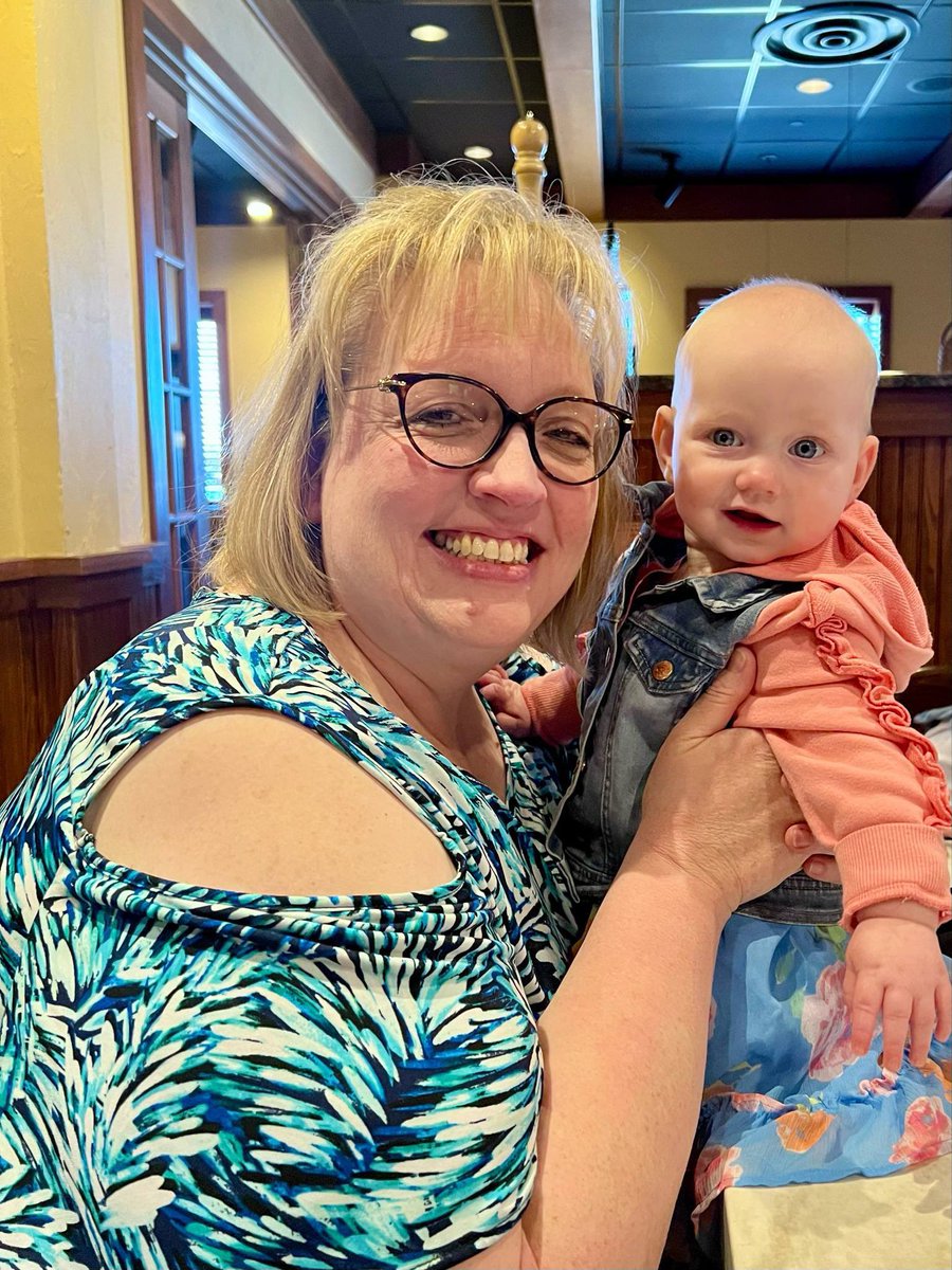 My Bride and our youngest Granddaughter Naomi.🥰