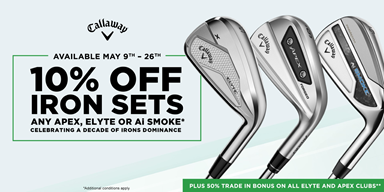 The Home Course (@thehomecourse) on Twitter photo 🔥Get your new iron set now! 🔥
📨John.cassidy@thehomecourse.com to get custom fit at our Performance Center.
thehomecourse.com/performance-ce…
10% off purchase of select iron sets! 🔥Get your new iron set now! 🔥
📨John.cassidy@thehomecourse.com to get custom fit at our Performance Center.
thehomecourse.com/performance-ce…
10% off purchase of select iron sets!
