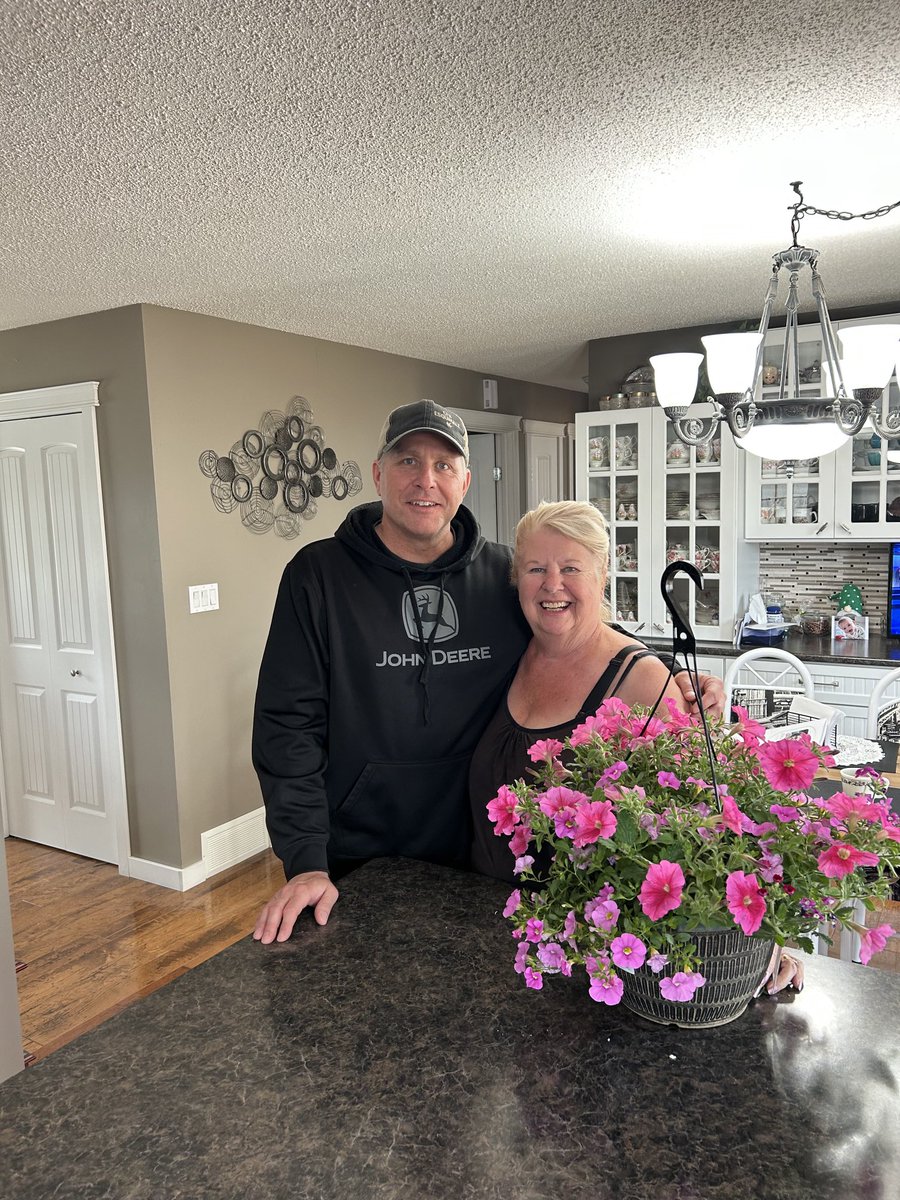 Happy Mother’s Day!!!
Wishing my mom a great day - stopped for coffee and to delivery the annual hanging basket!!