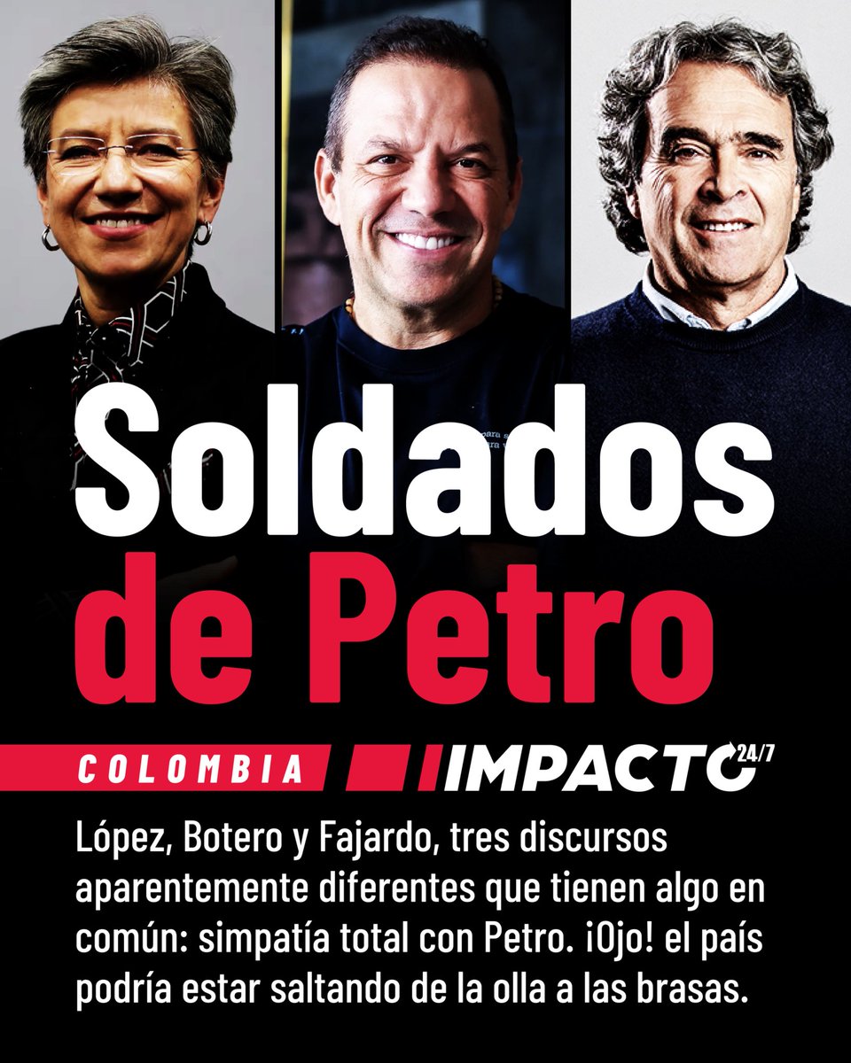 Ojo con los Soldados de Petro !