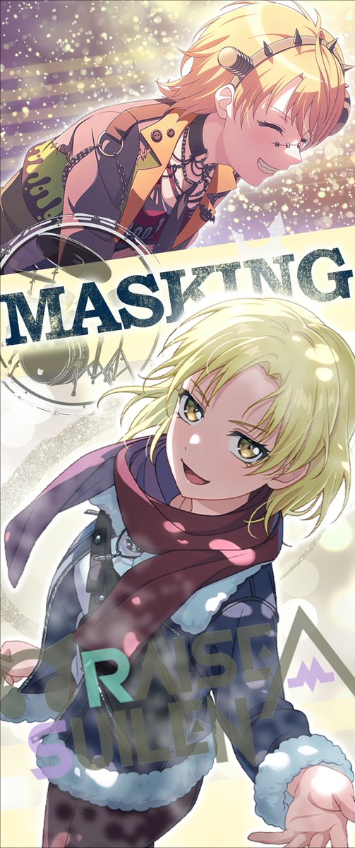 pain14966049's tweet image. マスキング誕生日おめでとうっ🎉🎂
ということで壁紙
それっぽいの
もしも！使いたい人は 
個人での使用の範囲でお願いします。

#MASKING #佐藤ますき
#佐藤ますき生誕祭2025 #ガルパ
#佐藤ますき誕生祭2025 #バンドリ
#黒の雑多画像加工