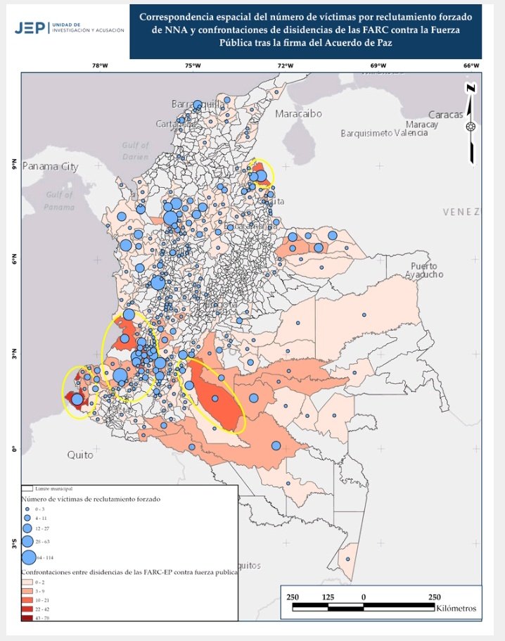 Según la <a href="/UIA_JEP/">Unidad de Investigación y Acusación de la JEP</a>, desde la firma del Acuerdo de Paz, cada 48 horas un menor es reclutado por grupos armados ilegales.
El inf destaca que el #Norte y #Nordeste en #Antioquia son zonas más vulnerables. 
No menciona #Urabá, #BajoCauca, #Suroeste, #Occidente, #Oriente (sigue👇).