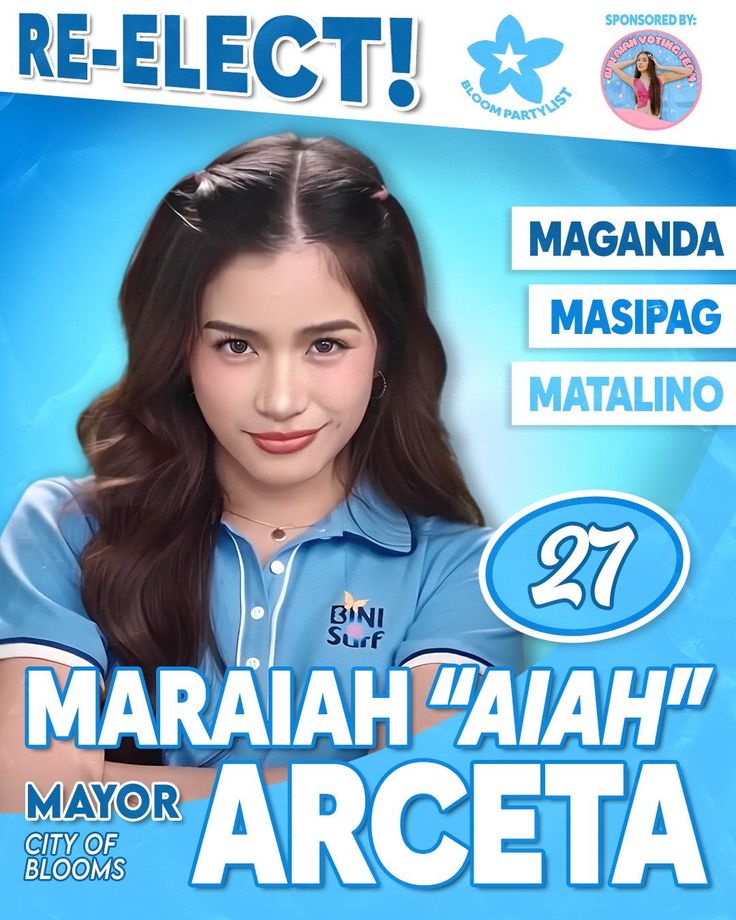 _loicxzc's tweet photo. Nanawagan po ako sa mga boboto mamaya, Maraiah Arceta pang bente siyete sa balota. @bini_aiah https://t.co/tgHRbodcDL