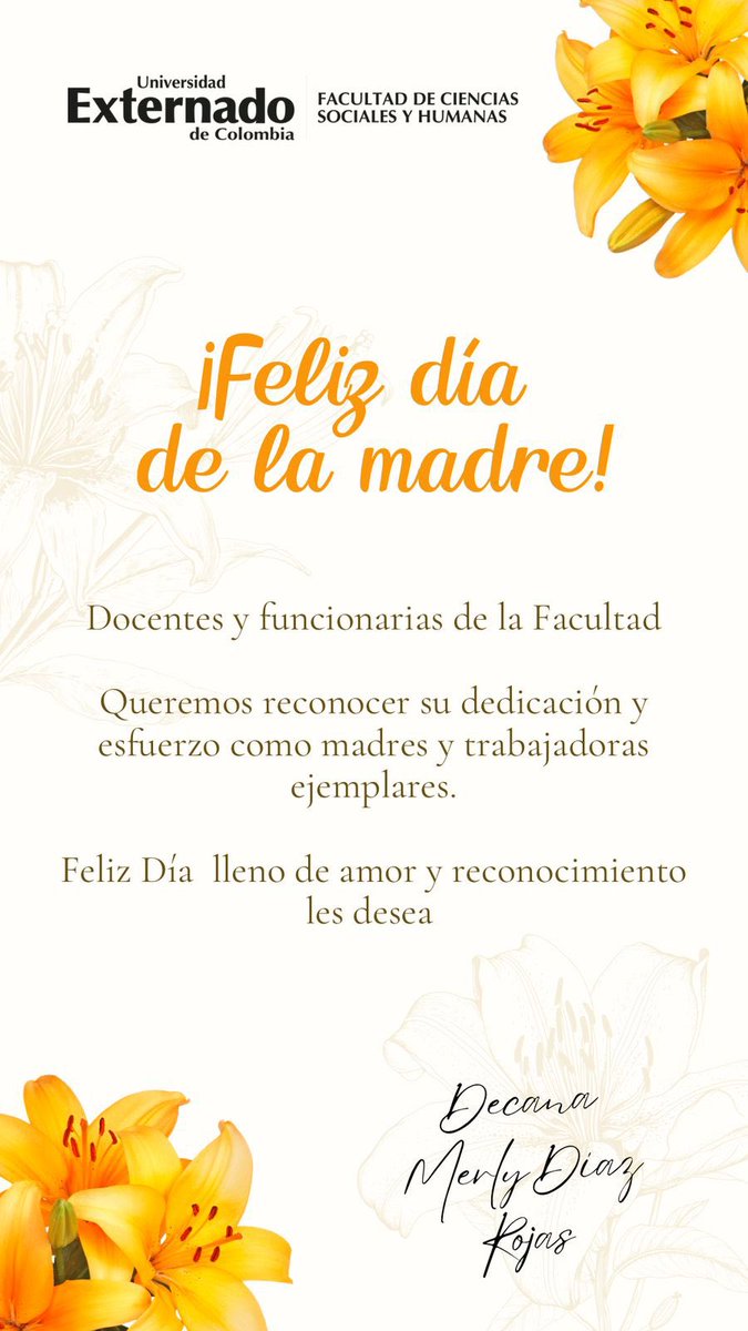 ¡Feliz Día de la Madre!
Celebramos con gratitud a nuestras docentes y funcionarias que, con entrega y compromiso, combinan su papel de madres con una labor profesional ejemplar.
Gracias por inspirarnos cada día.
¡Que este día esté lleno de amor y reconocimiento!