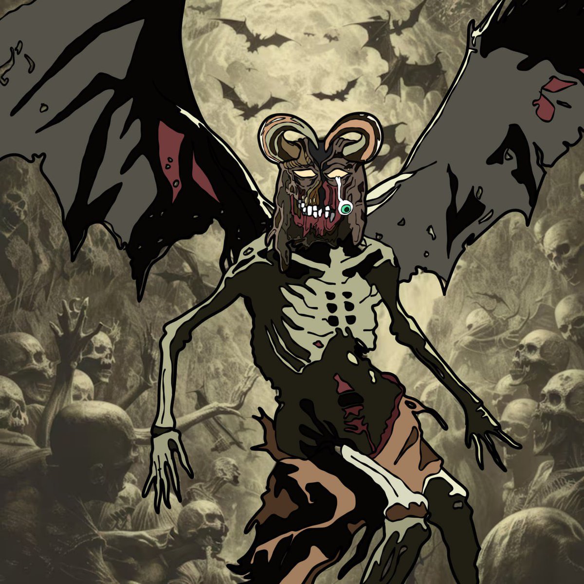 DegenRaider88's tweet photo. DemonHead By Matt Furie is Live on ETH!
#CAUSTIC
CA: 0x6AB69a1ad71C4d9490a15d074e272fc8FDA01C02 https://t.co/rOB6OzF8Tq
