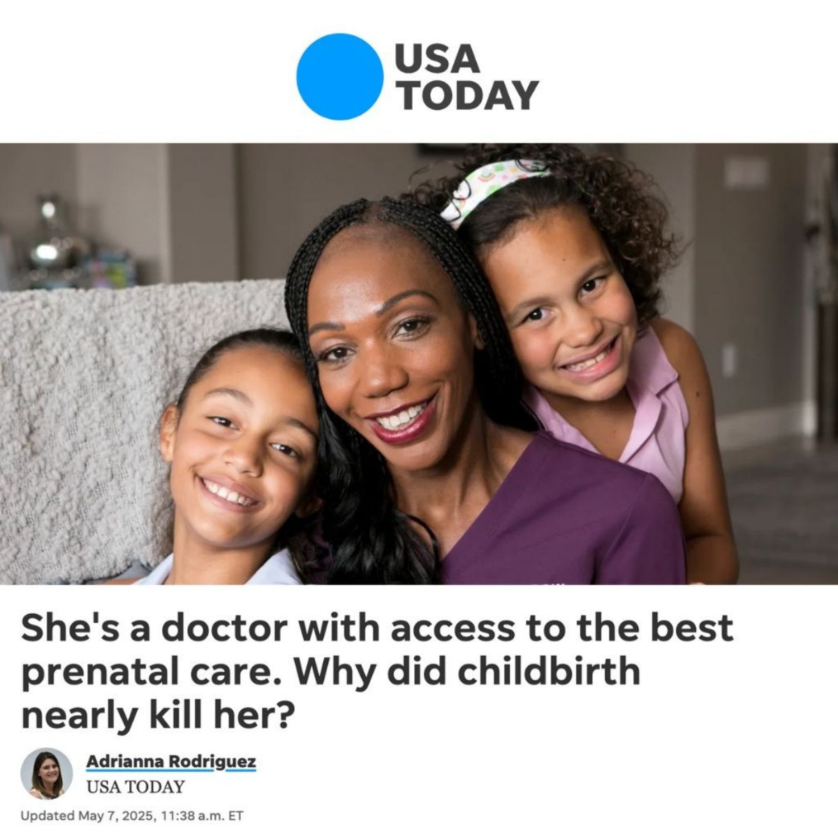 Dr. Bayo Curry-Winchell, board member of Women in Medicine, faced a life-threatening childbirth despite her deep knowledge and access to top-tier care. Her story highlights the critical reality: Black women in the U.S. are 3.5x more likely to die from childbirth complications.