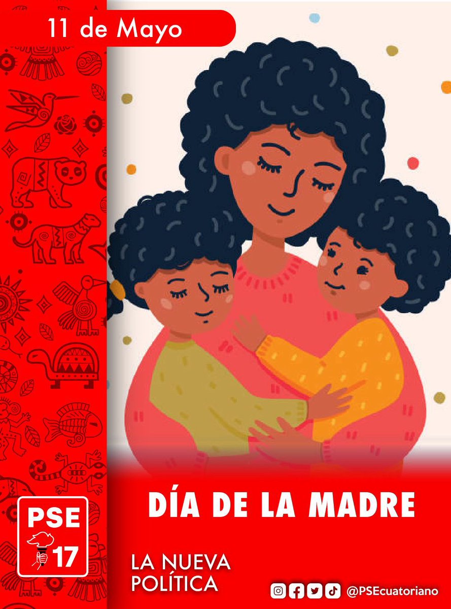 A ti, madre ecuatoriana, que siembras amor en cada rincón de nuestra tierra, que luchas con dignidad y sueñas con un país más justo para tus hijos: hoy y siempre te celebramos. ¡Feliz Día de la Madre! Desde el PSE, honramos tu fuerza y ternura que transforman.
#LaNuevaPolítica