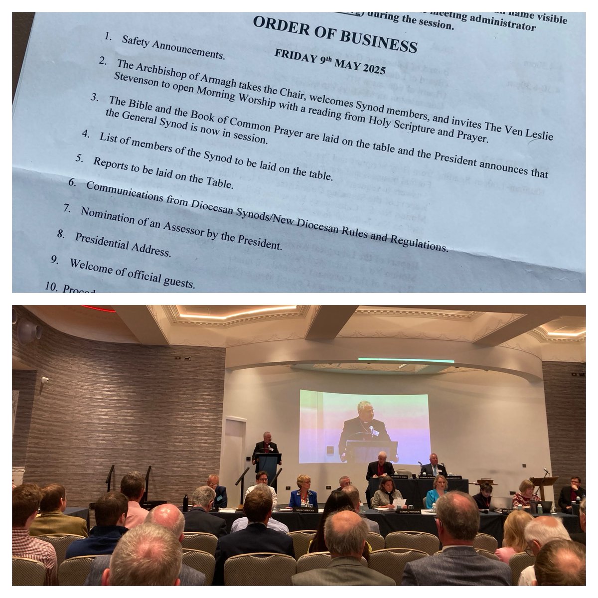 Kieran Sparling (@kieransparling) on Twitter photo The General Synod of the <a href="/churchofireland/">Church of Ireland</a> 2025 took place in Naas, Co. Kildare on Friday and Saturday. The Synod’s work continues online this coming week. The General Synod of the <a href="/churchofireland/">Church of Ireland</a> 2025 took place in Naas, Co. Kildare on Friday and Saturday. The Synod’s work continues online this coming week.