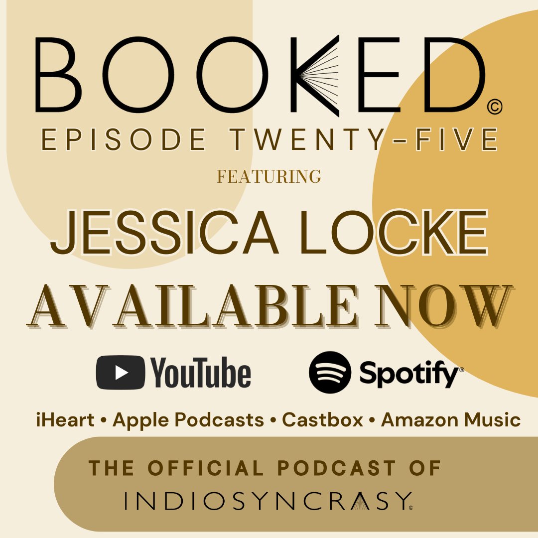 Indiosyncrasy (@indiosyncbooks) on Twitter photo It's that time again folks!
Join me for this week's episode of BOOKED which features the fantastic <a href="/Jessica_Locke_/">Jessica Locke</a>, author of The Crown Trilogy❤️
Check out the 🔗👇 to find all of the places to listen to this weekly indie author interview podcast! It's that time again folks!
Join me for this week's episode of BOOKED which features the fantastic <a href="/Jessica_Locke_/">Jessica Locke</a>, author of The Crown Trilogy❤️
Check out the 🔗👇 to find all of the places to listen to this weekly indie author interview podcast!