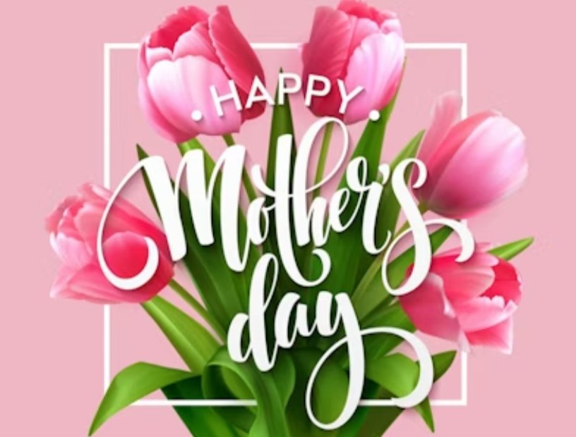 I would like to wish all the amazing mothers out there a very happy Mother's Day. May your day be filled with joy as we celebrate all you do.
