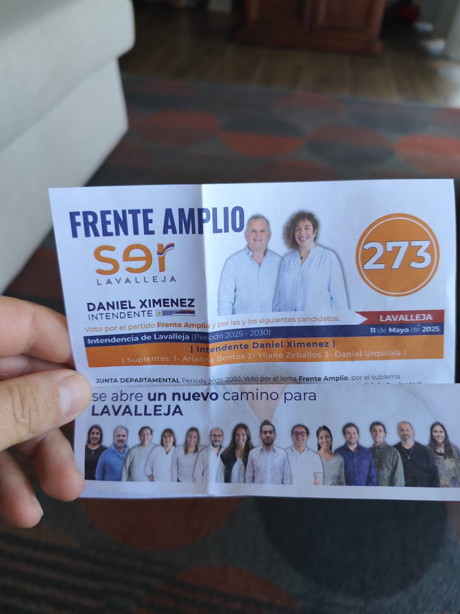Vamos a tratar de hacer historia. Vamos Lavalleja! Vamos <a href="/SERlavalleja/">SER Lavalleja 273</a> Vamos <a href="/Frente_Amplio/">Frente Amplio</a>
