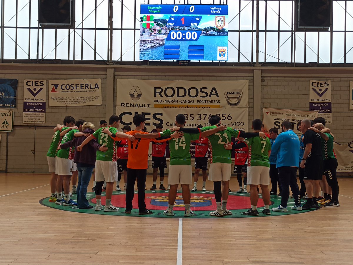 CB_ChapelaWeb's tweet image. Mal día pra os rapaces do xuvenil masculino, que con moitas baixas non puido facer frente ó Novás (20-45).
#imoschapela #vermelloeverde