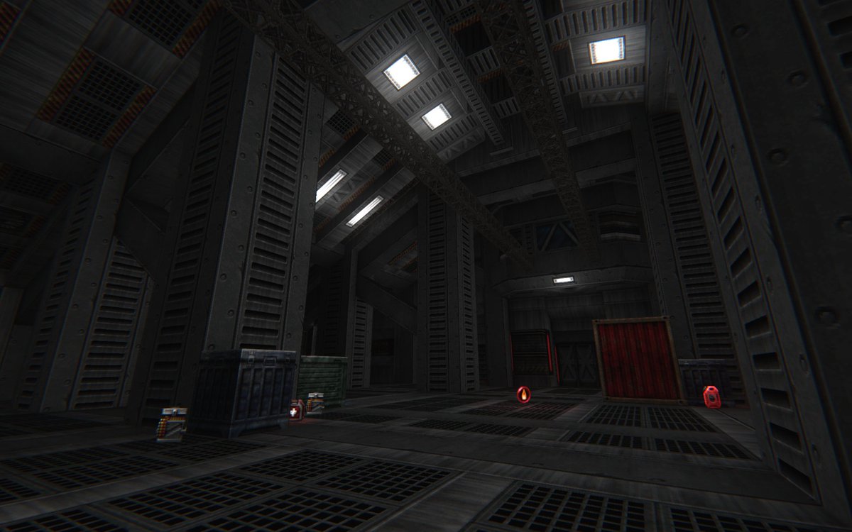It took a while, but that is another map finished! #indiegame #retro #supplice #gamedev #IndieGameDev #gzdoom #retrogame