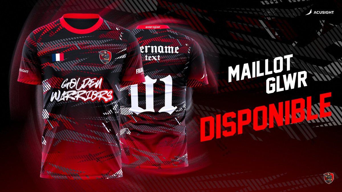 GoldenWxrriors's tweet image. @GoldenWxrriors x @acusight 

Nouveau maillot 2025-2026 disponible !

Profitez de ce BANGER pour représenter notre équipe !

Lien pour commander: acusight.co/product/offici…

De plus, profitez d'une réduction de 10% en utilisant le code promo: NEW10

#WEAREGLWR