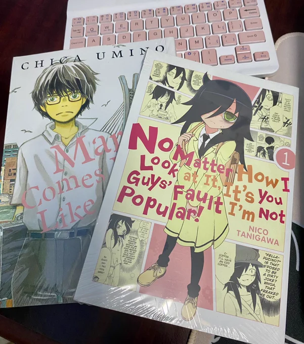 Bought new mangas and just realized these two are both depressed kids 