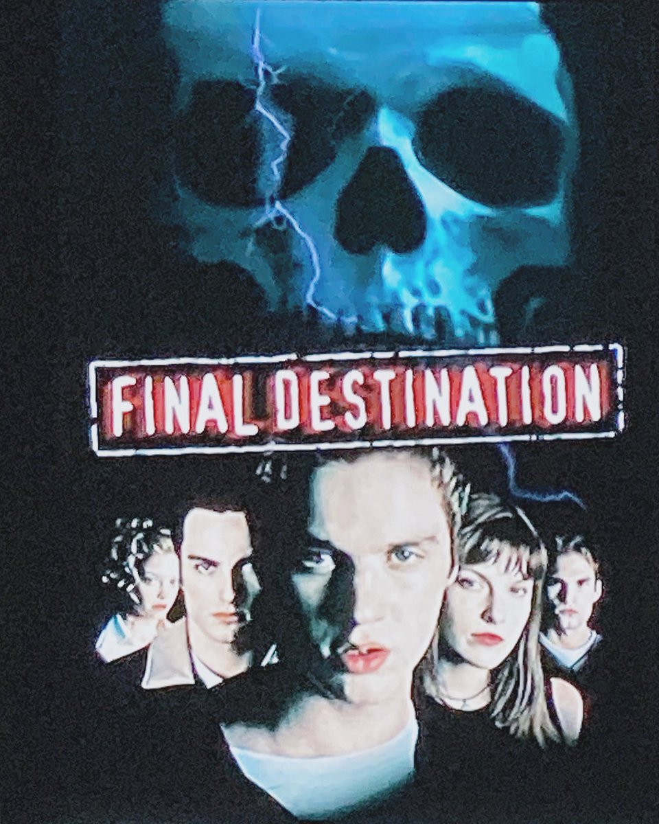 SeanB102's tweet image. #TonightsFilm: Rewatching the ‘Final Destination’ movies, starting with the first one.

#finaldestination #jameswong #devonsawa #alilarter #kerrsmith #kristencloke #amandadetmer #seannwilliamscott #tonytodd #danielroebuck #rogerguenveursmith #chaddonella #horrormovie #netflixuk