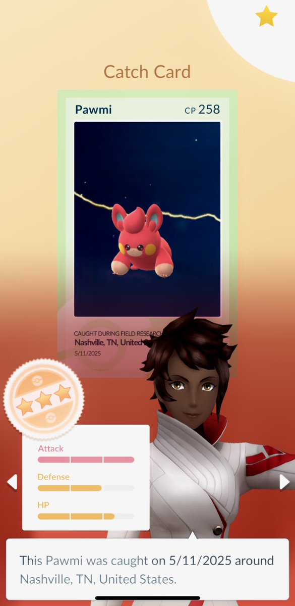 TrainerYelshha's tweet photo. Shiny Pawmi! ✨❤️ #PokemonGo

Playing on a new account until I can hopefully recover my main one. 🫶🏻 https://t.co/Gu9mhkshk4