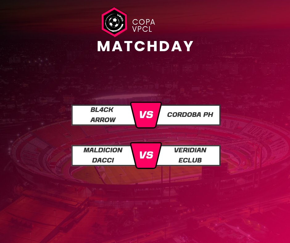 🚨OFFICIAL🚨

Presentamos las Semifinales del torneo junto a <a href="/HVRLEAGUE/">Heaver</a> y Copa VPCL.

Buena suerte, equipos!!🍀

Introducing the tournament's Semifinals alongside <a href="/HVRLEAGUE/">Heaver</a> and the VPCL Cup.

Good luck, teams!!🍀